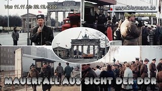 Mauerfall aus Sicht der DDR  Von 1111 bis 22121989 [upl. by Inafit392]