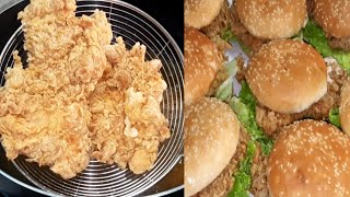 KFC Style Zinger Burger Recipe Crunchy Chicken Burger Recipe Crispy Zinger Burger KFC Style [upl. by Donnelly]