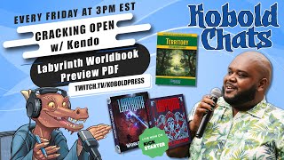 Kobold Chats  Halloween Sale New Releases amp Cracking Open Labyrinth Worldbook Preview [upl. by Marj]