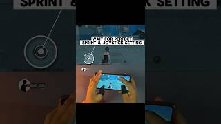 Bgmi Pubg Mobile Best Joystick amp Sprint Setting Guide shorts [upl. by Ut]