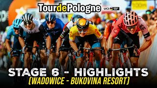 Tour de Pologne 2024  Stage 6  Highlights [upl. by Ausoj]