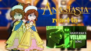 Anastasia react to Anastasias villain song by Lydia the Bardslight Dimitasia ship3k special [upl. by Brandy]