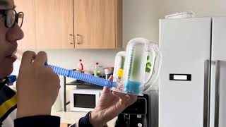 How to use Dailymag 3000ml respiratory exerciser to exercise lung respiratory muscles？ [upl. by Afital]