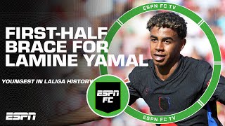 Lamine Yamal makes history in Barcelona’s win vs Girona  ESPN FC [upl. by Chow]