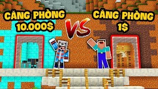 CĂN PHÒNG KIM CƯƠNG 10000 VS CĂN PHÒNG ĐẤT 1 Oops Mazk Minecraft [upl. by Ainigriv]