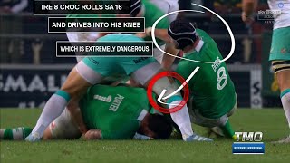 Rugby Referee Analysis South Africa vs Ireland 2nd Test [upl. by Lien671]