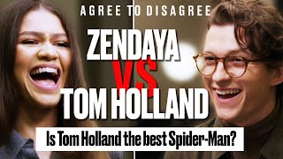 Tom Holland and Zendaya Argue Over The Internets Biggest Debates  Agree To Disagree  ladbiblestories [upl. by Prince]