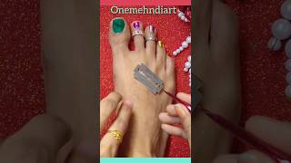 Simple Latest Beautiful Blade Mehndi Design 😱shorts ytshorts [upl. by Simonsen]