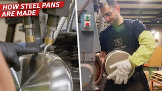 How a Stainless Steel Pan Factory Produces Over 700 Pans per Day — Dan Does [upl. by Esmaria]