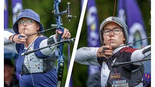 Imogen Sullivan Bell v Elisa Tartler – recurve women gold  2023 Veronicas Cup [upl. by Sotos]