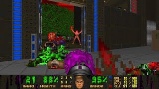 Doom 2  Corruption Map 5  Marshlands UVMax  Normal 100 Map Author EvilNeck [upl. by Agatha525]