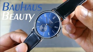 On the Wrist from off the Cuff NOMOS – Tangente Neomatik 39 Blue Gold Full Review [upl. by Mariand121]