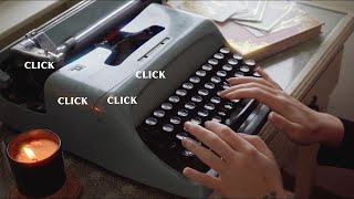 ASMR Vintage Typewriter  no talking [upl. by Ramas]