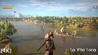 4K Assassins Creed Origins XBox One X Enhanced  With Panasonic intelligent frame Creation [upl. by Fulvi]