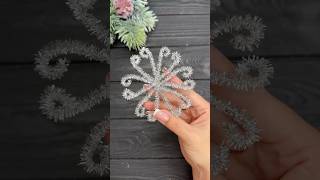 Easy Craft Idea DIY Christmas 2024 Snowflake [upl. by Sabian]