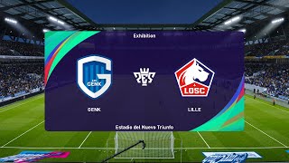 KRC Genk vs Lille 20072024 Club Friendlies PES 2021 [upl. by Komsa]