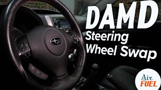 DAMD Steering Wheel Install  Subaru WRX [upl. by Noramac]