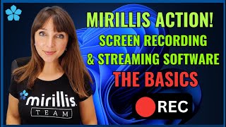 Action Screen Recording and Streaming Software  Basic Tutorial [upl. by Ordway]