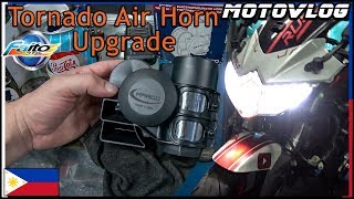 Faito  Marco Tornado Air Horn  c9 LED Lights  Motovlog [upl. by Barnebas]