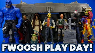 Fwoosh Play Day Customs 3D Prints Third Party and Official Items for a 6inch Display 071321 [upl. by Alba]