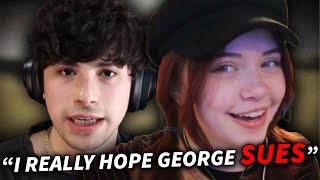 Twitter reacts to Caitibugzz RETURNING after GeorgeNotFound drama [upl. by Ennairam502]