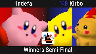 CounterPick 2 Winners Semis  Indefa Kirby vs Kirbo Pikachu Kirby [upl. by Legyn]