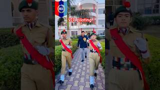 VIP piloting  Ncc JDJW Cadets 🇮🇳🫡 ncc trending shortvideo shorts viralshorts like army [upl. by Nywrad]