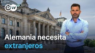 Alemania quiere atraer más inmigrantes pero solo cualificados [upl. by Yditsahc]