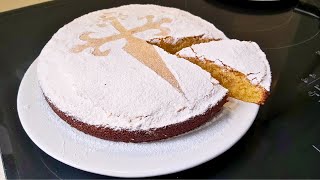 TARTA DE SANTIAGO la receta ORIGINAL Muy fácil y rápida y sin gluten ni lactosa tartadesantiago [upl. by Jandy]