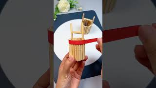 Simple Handmade  Dont Throw Disposable Chopsticks Teach You How To Make A Small Bucket In 20 Seco [upl. by Roeser]