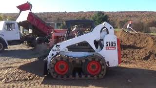 2005 Bobcat S185 Rubber Tire Skid Steer Loader Backhoe Track Package For Sale Part 2 Video Nice [upl. by Aidnyc]