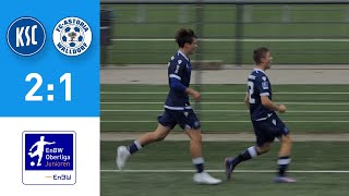 EnBWOberliga  BJunioren Karlsruher SC II  FCAstoria Walldorf 202425 [upl. by Remos329]