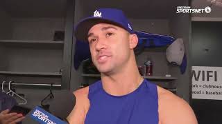 Jack Flaherty Talks About His Debut With the Dodgers [upl. by Yttap]