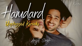 Hamdard  Unplugged Karaoke  Arijit Singh  Ek Villain [upl. by Nilde715]