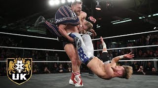 Moustache Mountains match against Webster amp Andrews leaves Brooklyn in awe NXT UK April 24 2019 [upl. by Wilbert407]