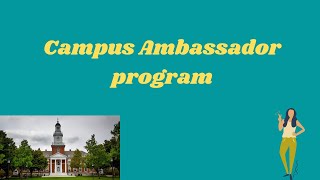 Campus Ambassador Program kya hota hai [upl. by Latreese817]