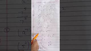 IndicesLaws of IndicesClass 9thICSEMaths2 [upl. by Bellda]