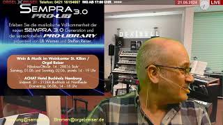 BÖHM SEMPRA 30  Gebrauchtkeyboards Korg PA4x PA1000  ORGELREISER Livestream 21052024 [upl. by Atiekram121]