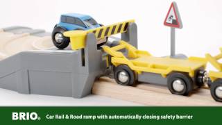 BRIO World  33212 Rail amp Road Car Transporter Set [upl. by Neyr141]