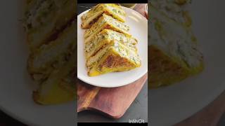 Breed cheese NastaKaisa banata haihow to make bread cheese breakfast trending shorts [upl. by Nage600]