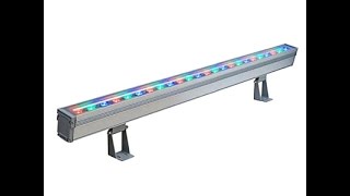 RGB Colour Change LED Wall Washer  Automatic Colour Change Excellent Architectural Lighting [upl. by Aihtela]