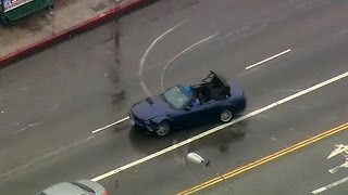 Bizarre Los Angeles car chase gets wilder by the second [upl. by Gabrielli]