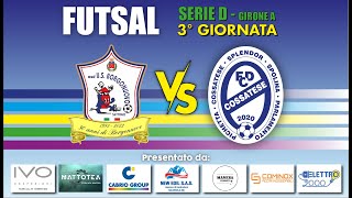 Borgonuovo Settimo  FCD Cossatese  3° Giornata Serie D Futsal [upl. by Atiz]