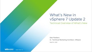 Whats New in vSphere 7 Update 2 [upl. by Flory611]