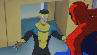 invincible actually meets spiderman [upl. by Liman553]