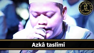 Azka Taslimi  Lirik  Az Zahir Terbaru [upl. by Lyreb]