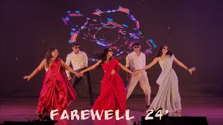 FAREWELL DANCE  TIP TIP  CHAMMAK CHALLO  SHIELA KI JAWANI  KALA CHASHMA  24KARATDANCE [upl. by Eenafets626]