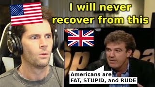 American Reacts to Jeremy Clarkson Making Fun of Americans [upl. by Huggins]