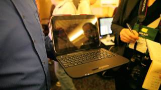 Lenovo shows off the IdeaPad U1 Hybrid at CES 2011 [upl. by Ikram]