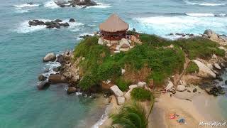 COLOMBIA  TAYRONA NATIONAL PARK  DRONE VIDEO  Parque Tayrona [upl. by Burrows559]